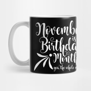 November Birthday Mug